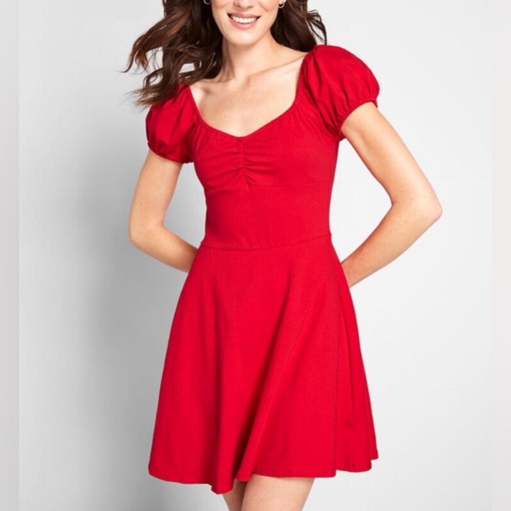 Red dress